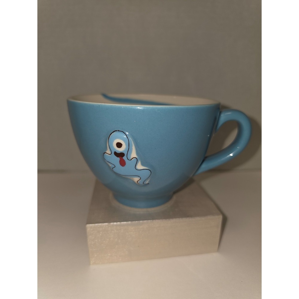 Starbucks 2006‎ Halloween Blue Ghost "Boo" 12oz mug